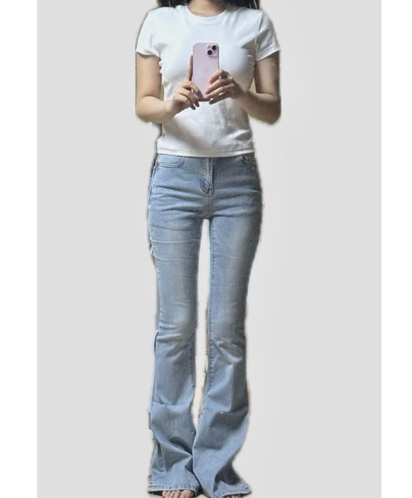 【BADBLOOD】25SS★0119 Low Rise Bootcut Jeans BADBLOOD ブーツカット デニム (3色) 0119 Low Rise Bootcut