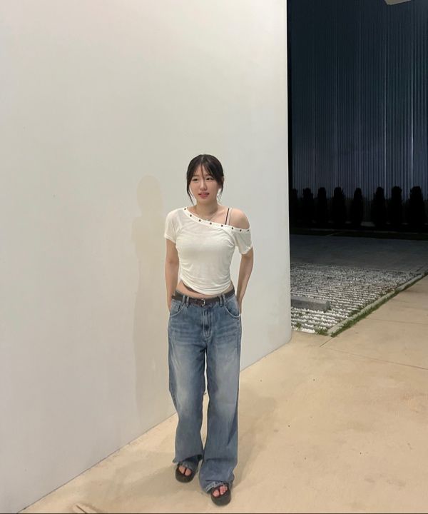 デニム・ジーパン 25Damaged Washing Wide Denim Washed Blue MUSINSA公式 | PLEASENOFOLLOW 25Damaged Washing Wide Denim