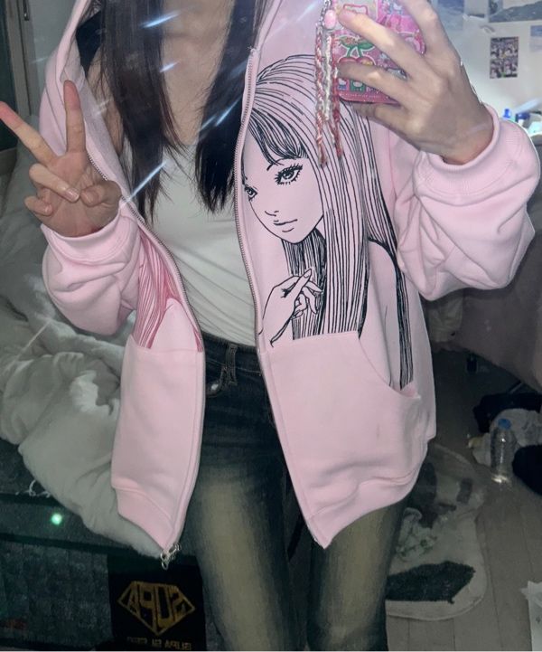 MUSINSA | NICE GHOST CLUB JUNJI ITO MANIAC TOMIE HOODIE ZIP