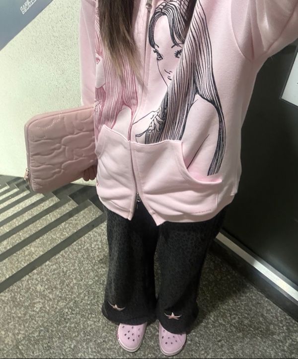 tomi☆ MUSINSA | NICE GHOST CLUB JUNJI ITO MANIAC TOMIE HOODIE ZIP