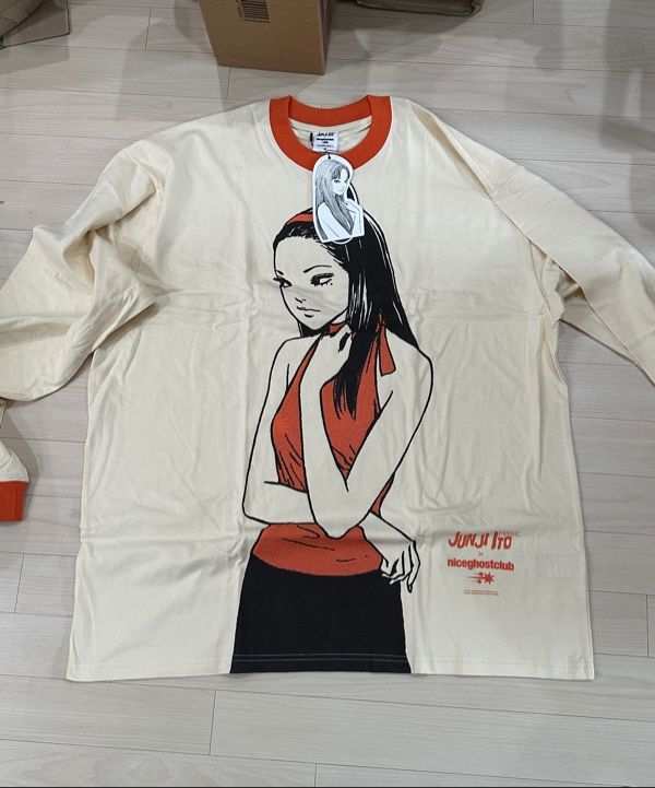 MUSINSA | NICE GHOST CLUB JUNJI ITO MANIAC TOMIE BIG BIG L/S