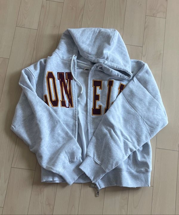 MUSINSA | NOHANT LONELY/LOVELY SALT WASHING HOODIE ZIP-UP