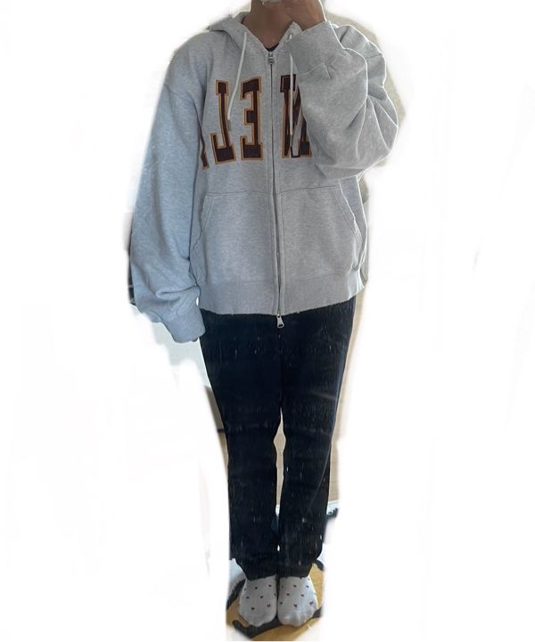 MUSINSA | NOHANT LONELY/LOVELY SALT WASHING HOODIE ZIP-UP