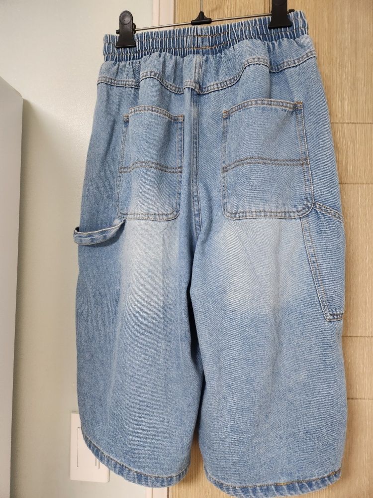 【DEARMINE】Blanc Two Tuck Bermuda Denim Ripped denim Bermuda shorts - Shorts and jorts - Men | Bershka