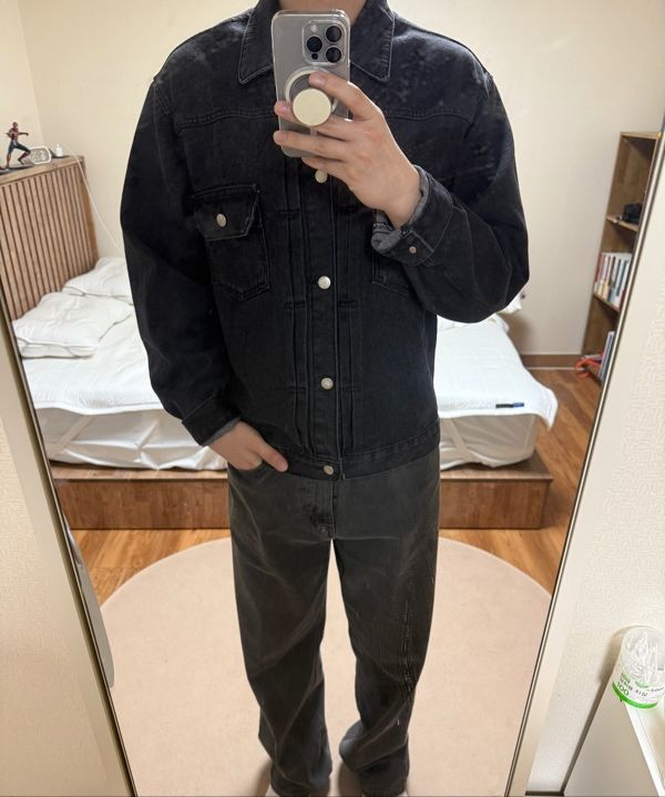 MUSINSA公式 | DECOROSO ダートウォッシングデニムトラッカー