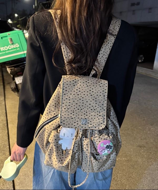 MUSINSA | YEOMIM day backpack (dot leopard)