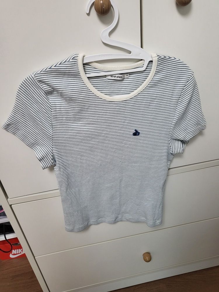 ★KIRSH★ Kirsch Plain Slim Fit Stripe T-Shirt Pink MUSINSA | KIRSH Kirsch Plain Slim Fit Stripe T-Shirt [Pink]