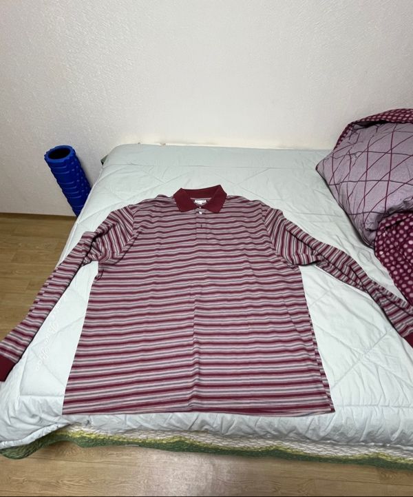 ★PARTIMENTO★ Multi Stripe Collar Long Sleeve Green MUSINSA | PARTIMENTO Multi Stripe Collar Long Sleeve Brown