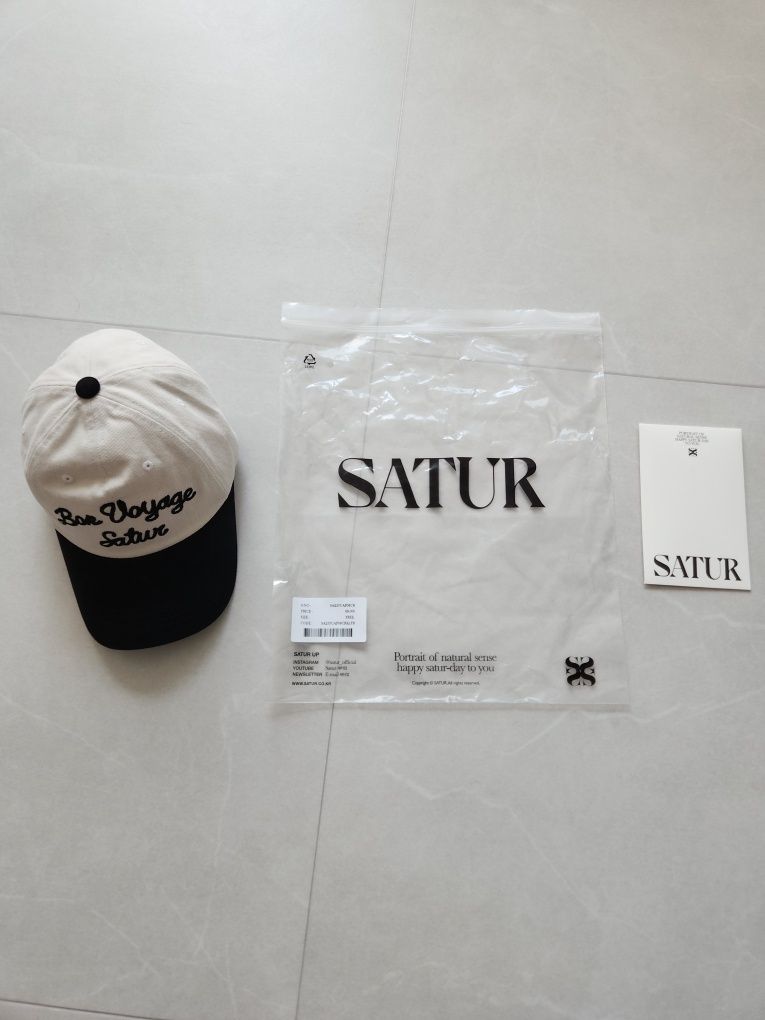 [25SS]★SATUR★Bon Voyage Contrast 5 Panel Ball Cap キャップ MUSINSA | SATUR Bon Voyage Contrast 5 Panel Ball Cap Cream