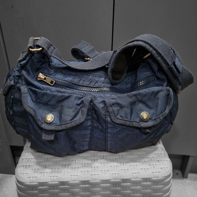 MUSINSA | thisisneverthat Overdyed Shoulder Bag Navy