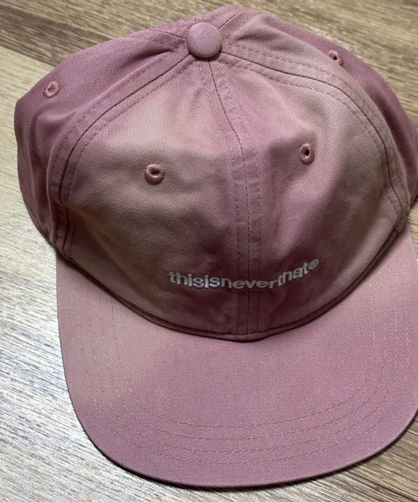 MUSINSA公式 | thisisneverthat® Bleached T-Logo Cap Light Pink