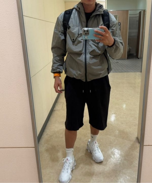 MUSINSA公式 | TRILLION Big Pocket Metal Nylon Hooded Zip-Up