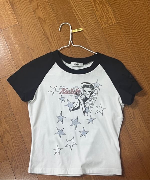 MUSINSA | KASHIKO Kashiko Angelic Pocket Raglan T Shirt