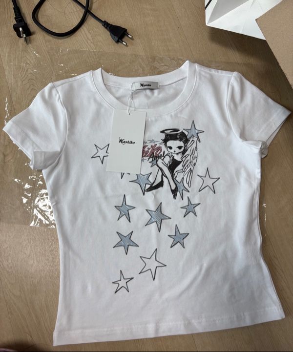 【Kashiko】 Kashiko Angelic Over T Shirt ★送料・関税込★ MUSINSA | KASHIKO Kashiko Angelic Baby T Shirt