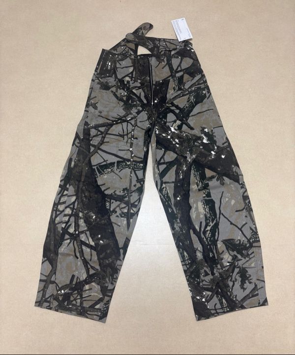 MUSINSA | KASHIKO Belt Rivet Oval Pants Camo