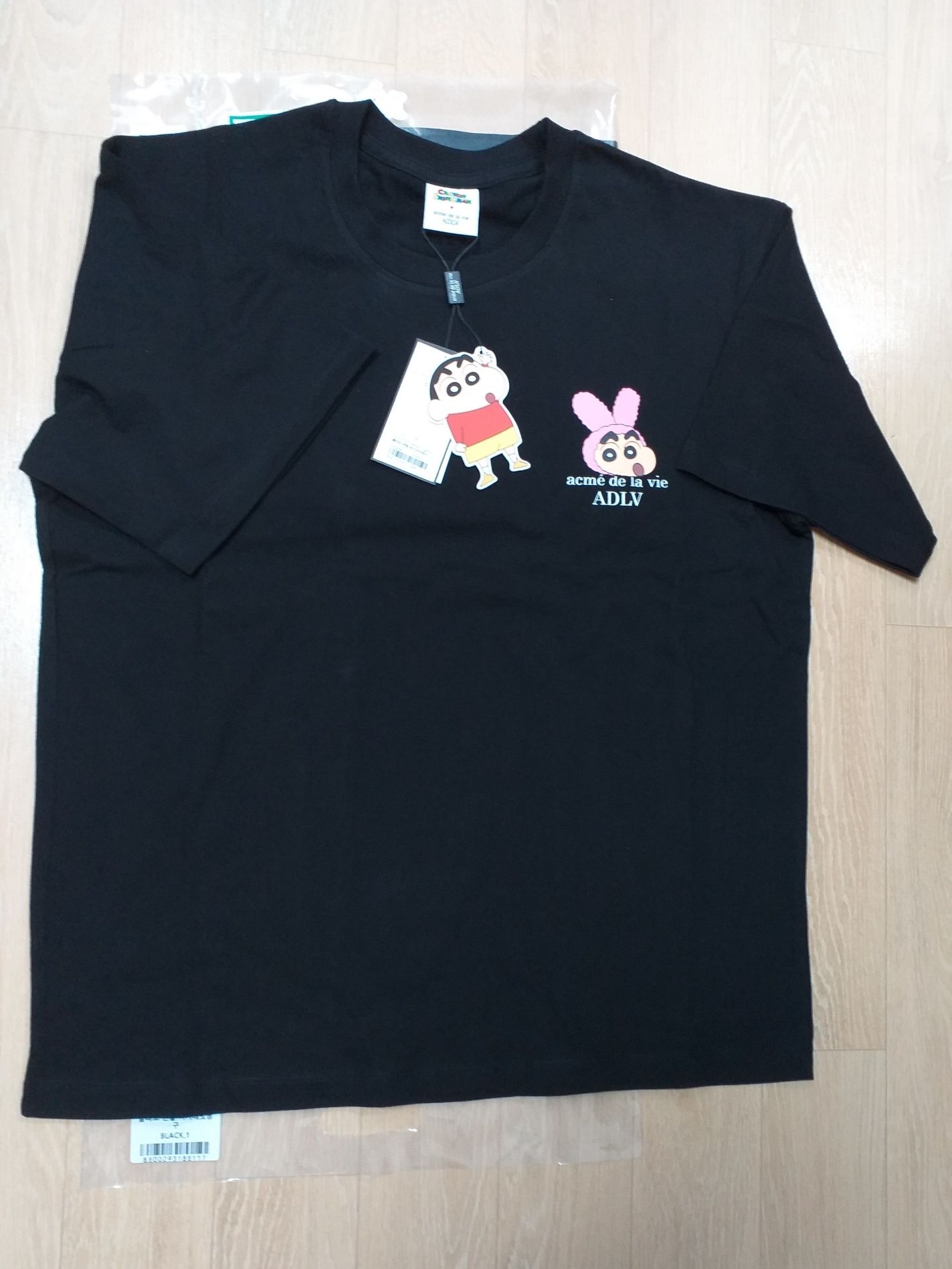 ADLV ♥ FUZZY RABBIT SHINCHAN SHORT SLEEVE T-SHIRT MUSINSA | acmé de la vie FUZZY RABBIT SHINCHAN SHORT SLEEVE