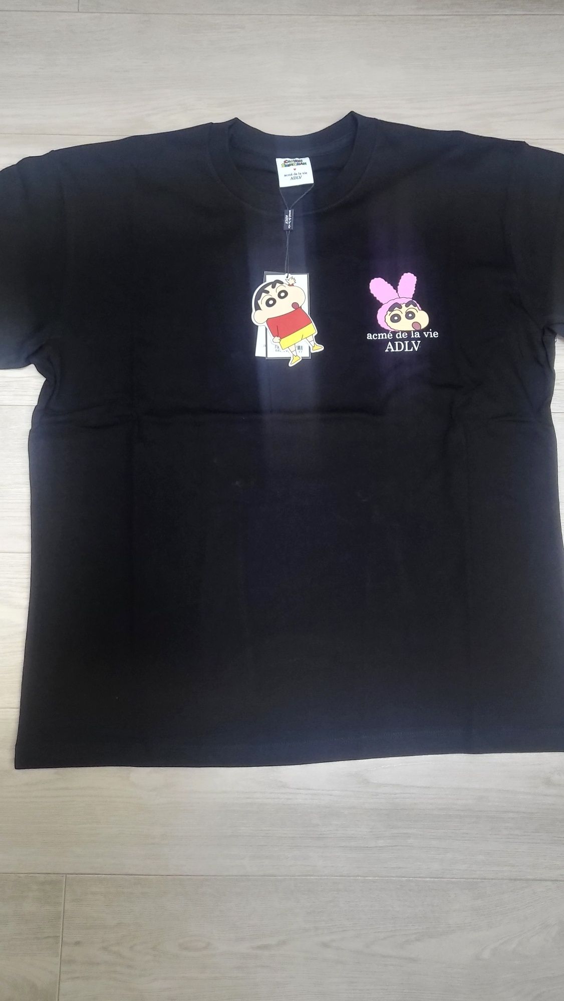 MUSINSA | acmé de la vie FUZZY RABBIT SHINCHAN SHORT SLEEVE