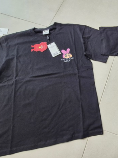 MUSINSA | acmé de la vie FUZZY RABBIT SHINCHAN SHORT SLEEVE