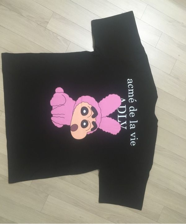 MUSINSA | acmé de la vie FUZZY RABBIT SHINCHAN SHORT SLEEVE