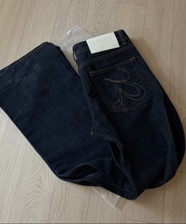 MUSINSA | GLOWNY THE RODEO JEANS (DEEP BLUE)