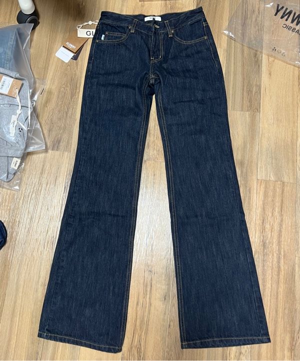 MUSINSA | GLOWNY THE RODEO JEANS (DEEP BLUE)