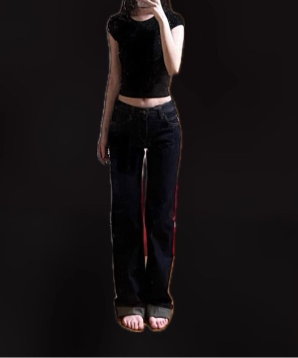 MUSINSA | GLOWNY THE RODEO JEANS (DEEP BLUE)
