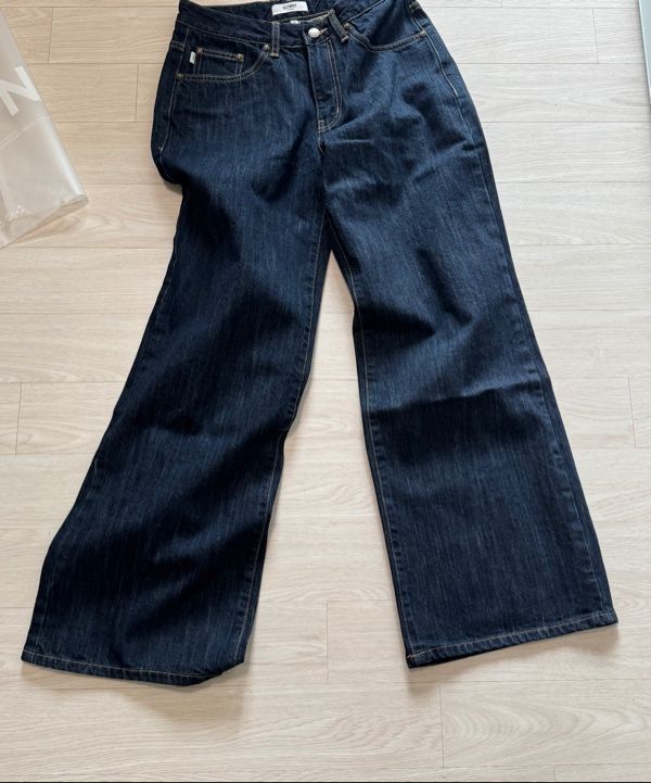 MUSINSA | GLOWNY THE HANNAH JEANS (DEEP BLUE)