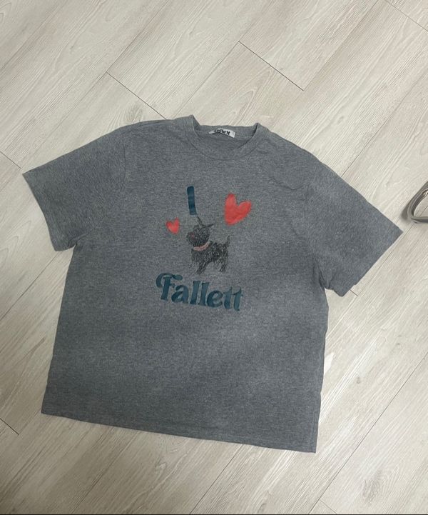Tシャツ・カットソー FALLETT Scotty Puppy Short Sleeve T-Shirt 5SH090 MUSINSA | FALLETT Scottie Puppy Short Sleeve T-Shirt Melange