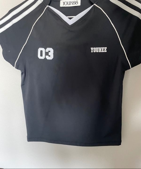 [YOUHEE] YOUHEE FOOTBALL JERSEY T-SHIRT フットボールＴシャツ MUSINSA | YOUHEE YOUHEE FOOTBALL JERSEY T-SHIRT BLACK
