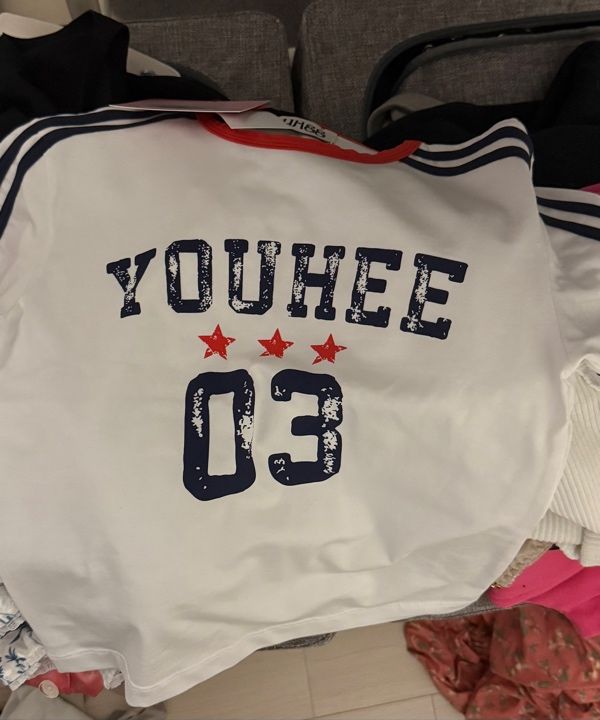 [YOUHEE] YOUHEE VINTAGE GRAPHIC JERSEY T-SHIRT クロップド丈 YOUHEE] YOUHEE VINTAGE GRAPHIC JERSEY T-SHIRT クロップド丈