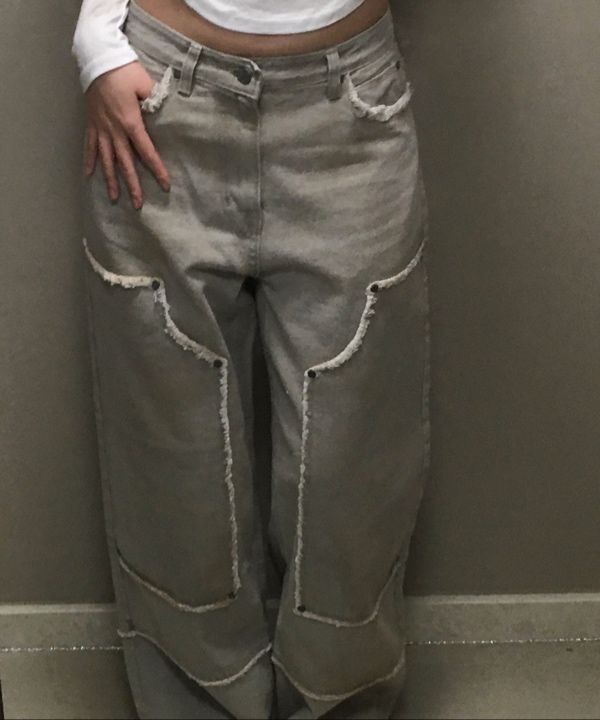 MUSINSA公式 | KHAKIPOINT Sand Denim Pants