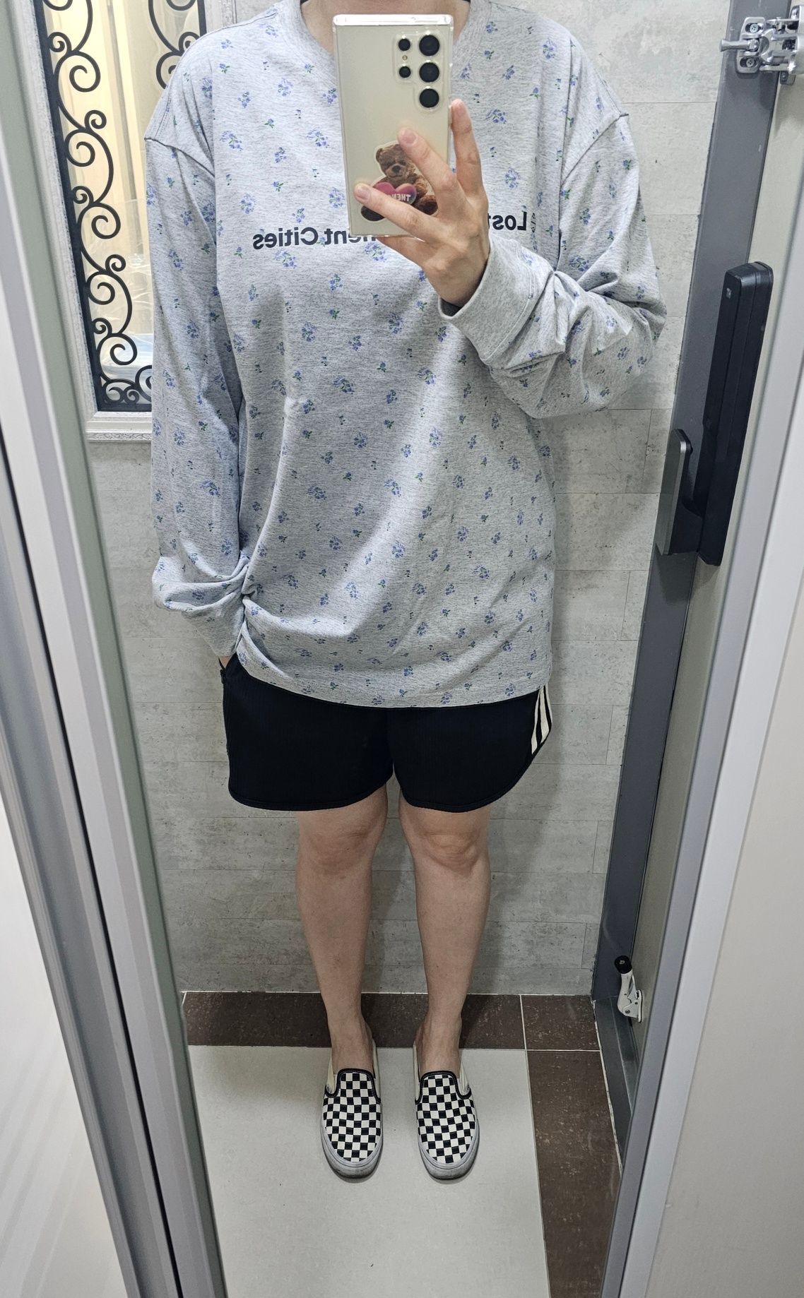 MUSINSA公式 | LMC FN OG LONG SLV TEE flower gray