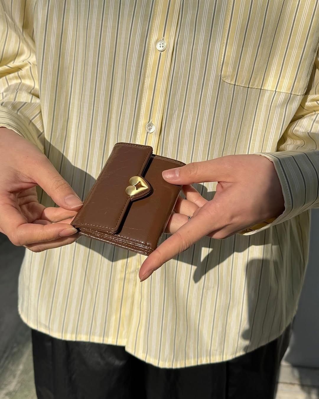 ●Fennec● HEARTY TRIPLE WALLET MOCHA BROWN FB1WT08MBF HEARTY TRIPLE WALLET - BLACK - Fennec