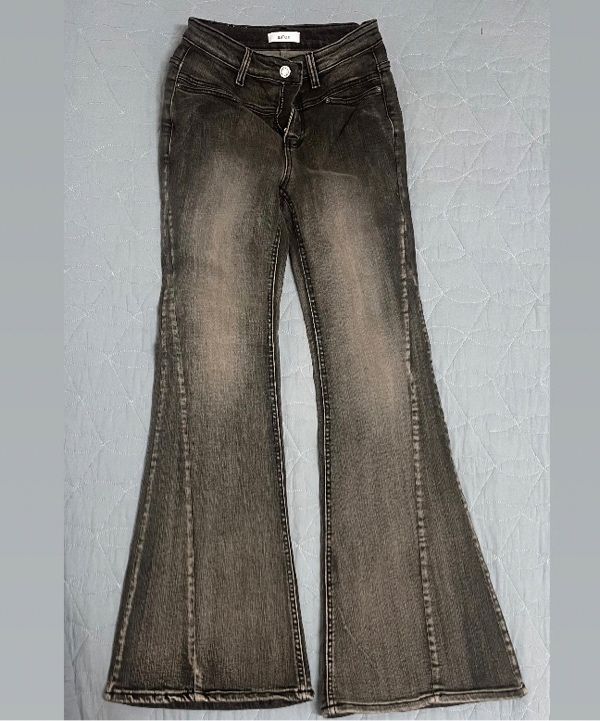 MUSINSA公式 | ASON CALEY BOOTS CUT PANTS / BLACK