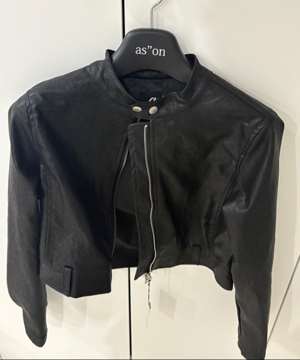MUSINSA公式 | ASON SLIM LEATHER JACKET