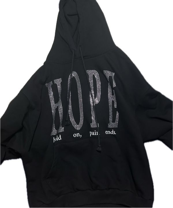 MUSINSA | GRAILZ PAIN ENDS HOODIE [BLACK]