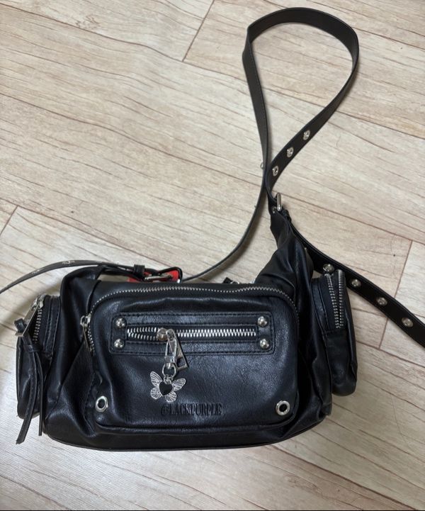 BLACK PURPLE ムシンサ Marco Bag_BLACK バッグ MUSINSA | BLACK PURPLE Marco Bag_BLACK