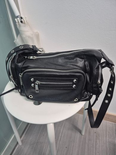 MUSINSA | BLACK PURPLE Marco Bag_BLACK