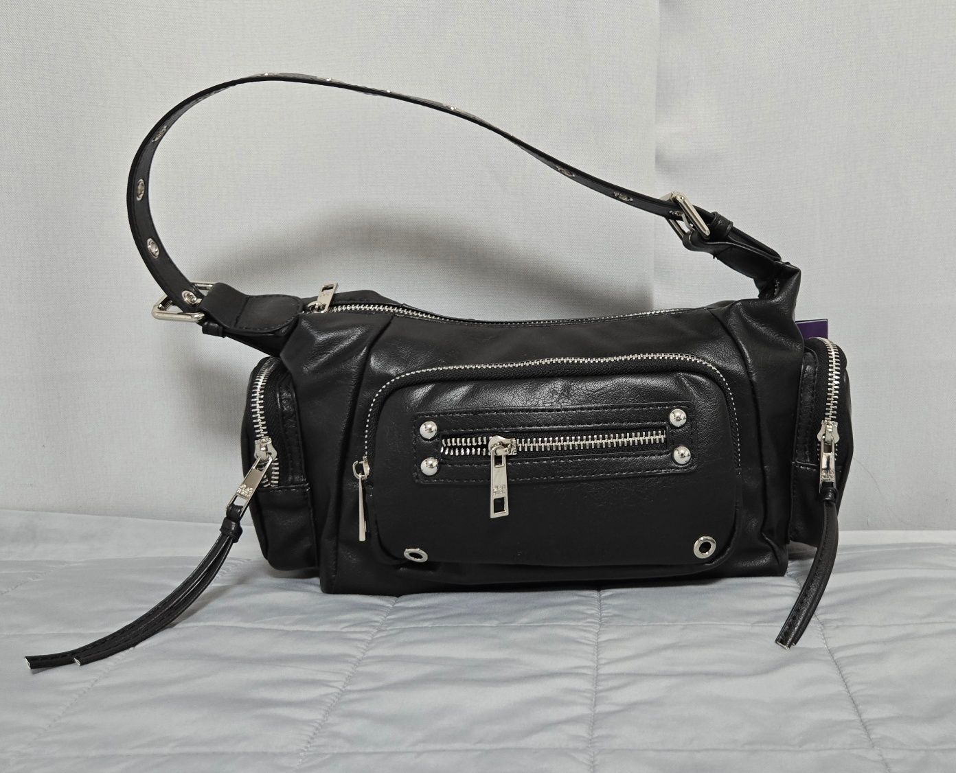 BLACK PURPLE マルコバッグ Marco Bag_BLACK 3way MUSINSA公式 | BLACK PURPLE マルコバッグ Marco Bag_BLACK