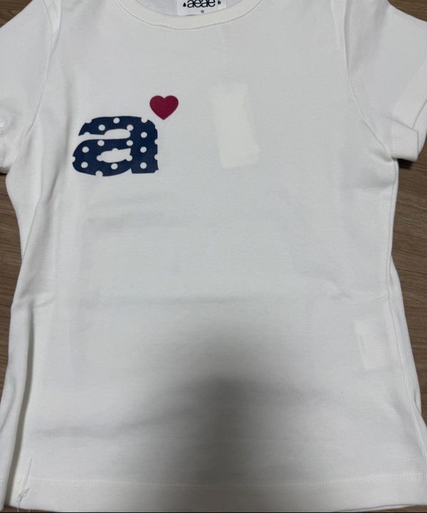 AEAE DOT SMALL LETTER TEE ホワイト MUSINSA公式 | AEAE DOT SMALL LETTER TEE [WHITE]