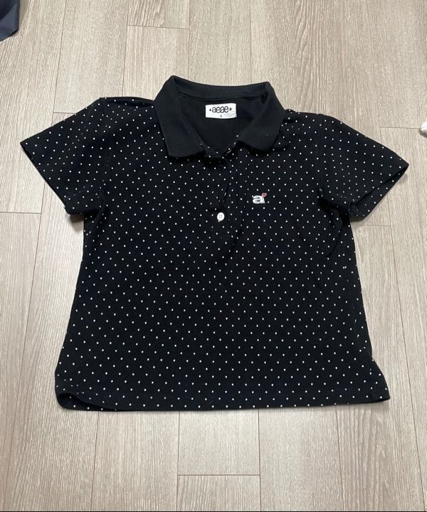 MUSINSA公式 | AEAE DOT PK T-SHIRTS [BLACK]