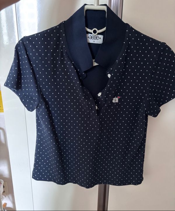 トップス AEAE DOT SMALL LETTER TEE [NAVY] DOT SMALL LETTER TEE [NAVY] – aeae JAPAN
