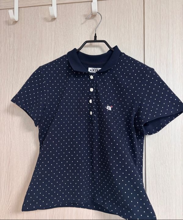 MUSINSA公式 | AEAE DOT PK T-SHIRTS [BLACK]