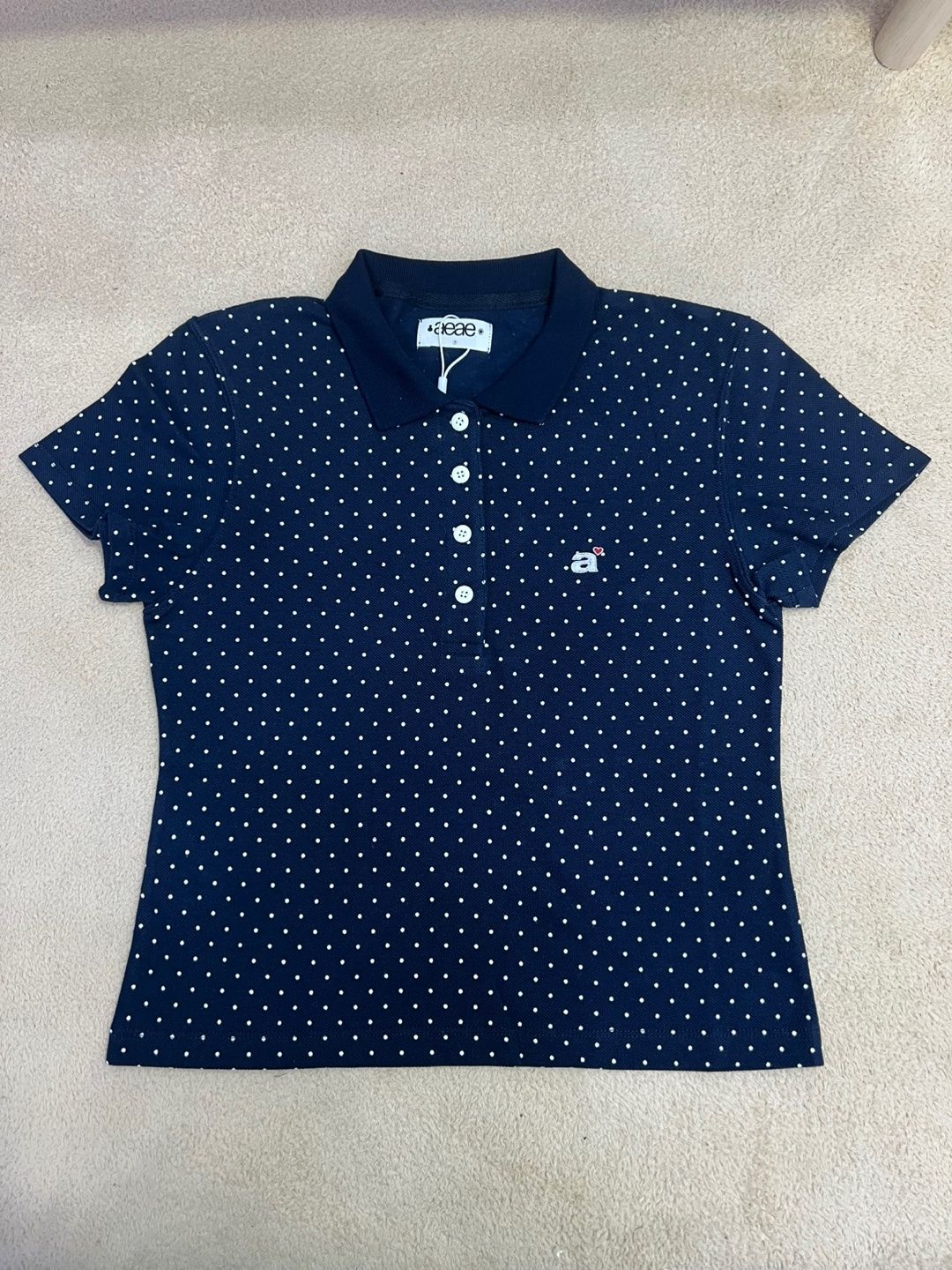 MUSINSA公式 | AEAE DOT PK T-SHIRTS [NAVY]