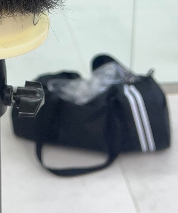 MUSINSA | AEAE SCHOOL BOY DUFFLE BAG [DOT BLACK]