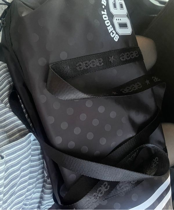 MUSINSA | AEAE SCHOOL BOY DUFFLE BAG [WHITE]