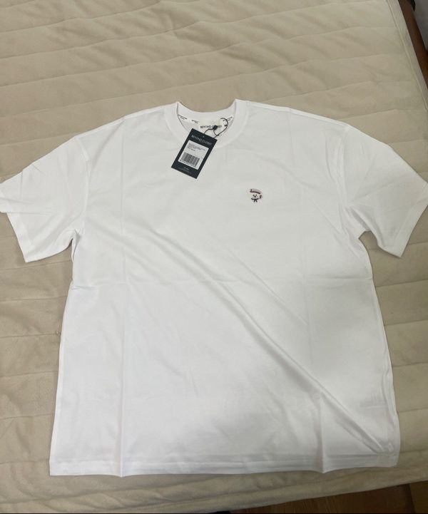 beyondclosetのBonjour Dog Wappen Short Sleeve T-Shirt 全3色 MUSINSA | BEYOND CLOSET Bonjour Dog Wappen Short Sleeve T