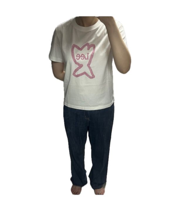[WACKYWILLY× Lee] Kiki short-sleeved T-shirt (2 COLOR) MUSINSA | WACKY WILLY [Wacky Willy x Lee] Women's Kiki Short