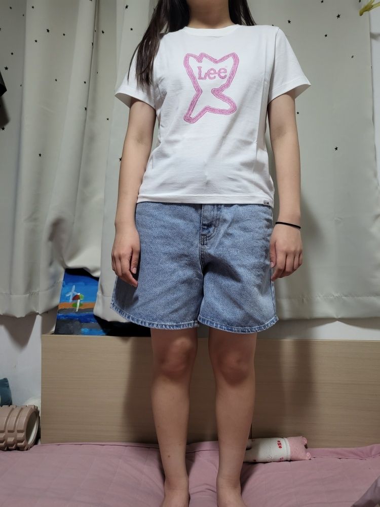 [WACKYWILLY× Lee] Kiki short-sleeved T-shirt (2 COLOR) MUSINSA | WACKY WILLY [Wacky Willy x Lee] Women's Kiki Short