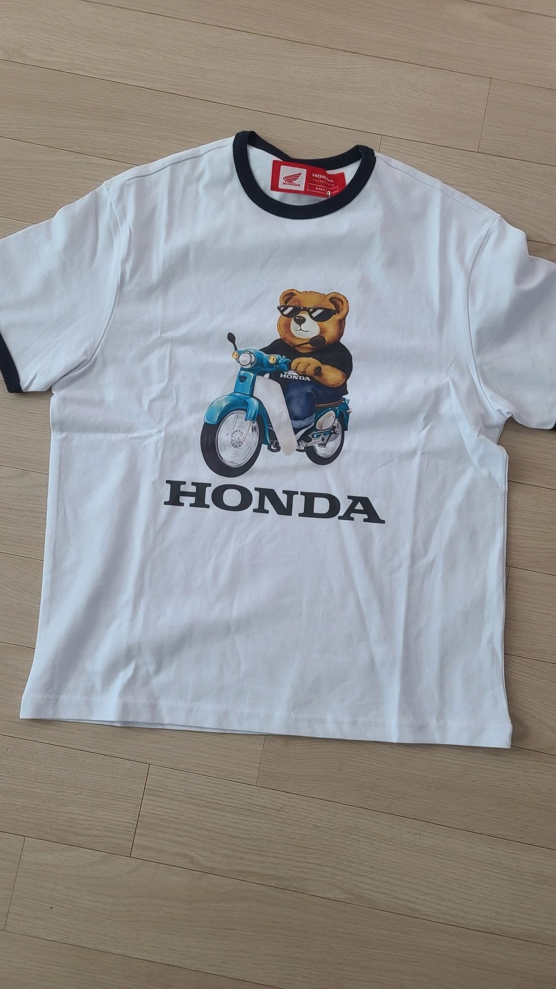 MUSINSA公式 | Honda Motorcycle Honda Bear Ringer T-shirt_White